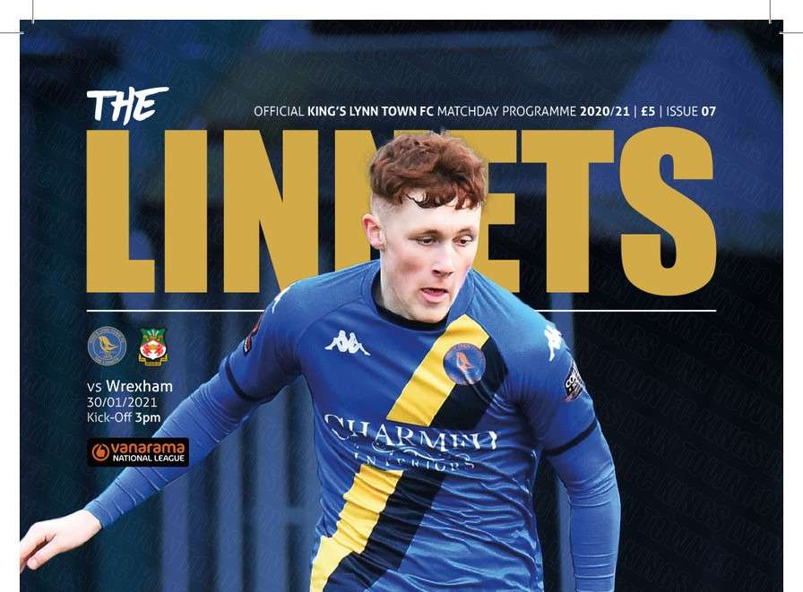 Wrexham Programme Kings Lynn Town FC Kings Lynn Town FC Tickets
